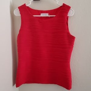 Calvin Klein armless blouse.